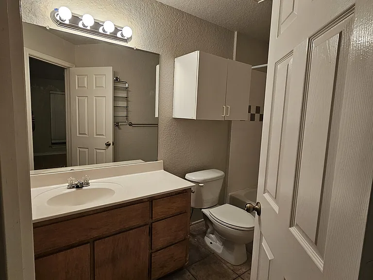 Each bedroom has a private bathroom.