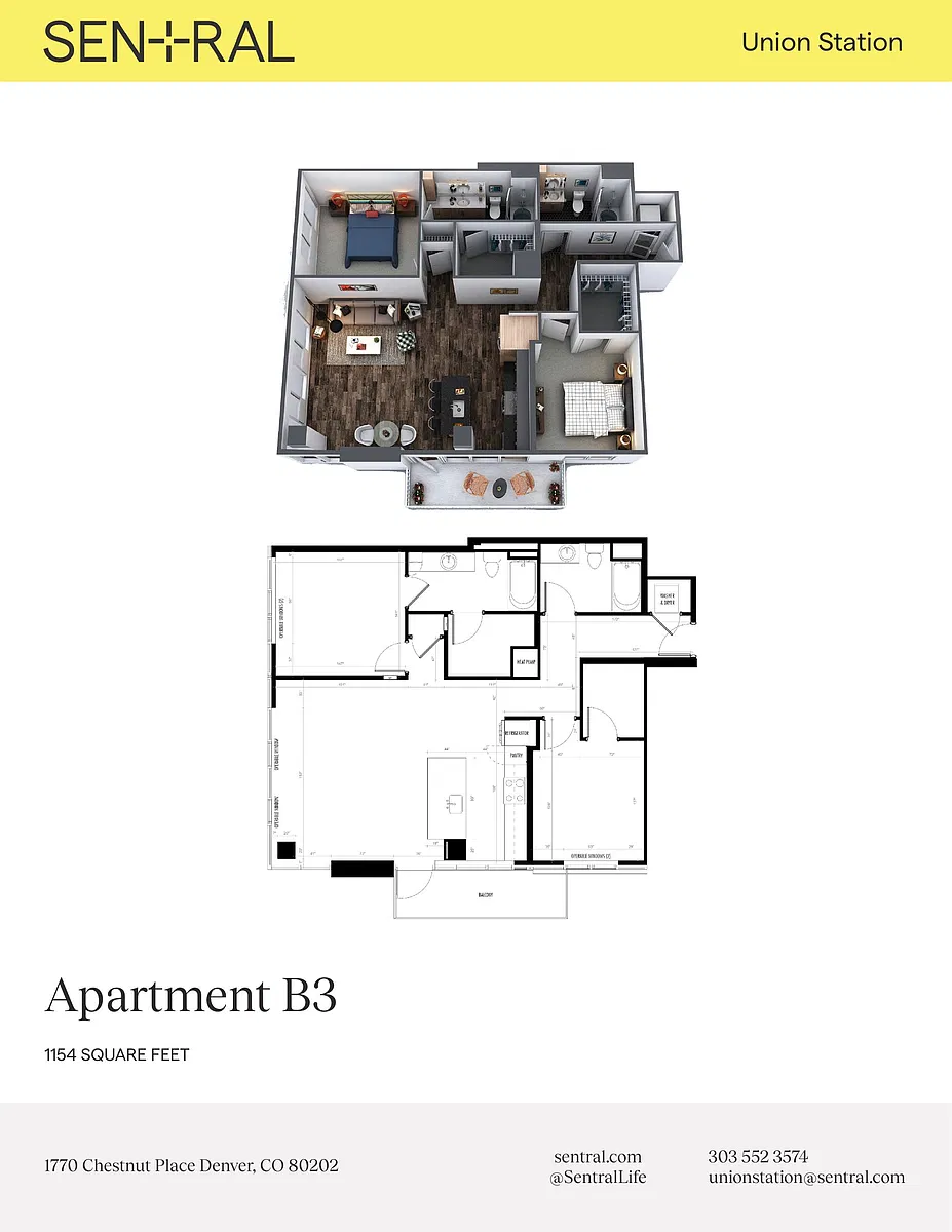 Floor plan B3