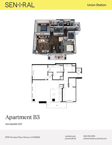 Floor plan B3