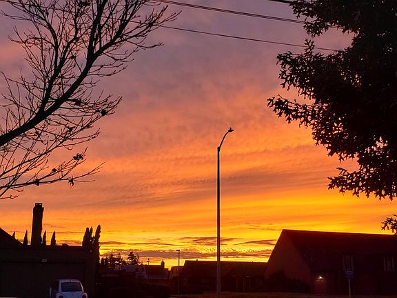 Sit on the beautiful front porch to capture daily sunsets or watch the birds.