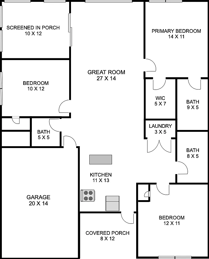 3 bed, 2.5 bath, 1350 sqft, $2,300 — Photo 3