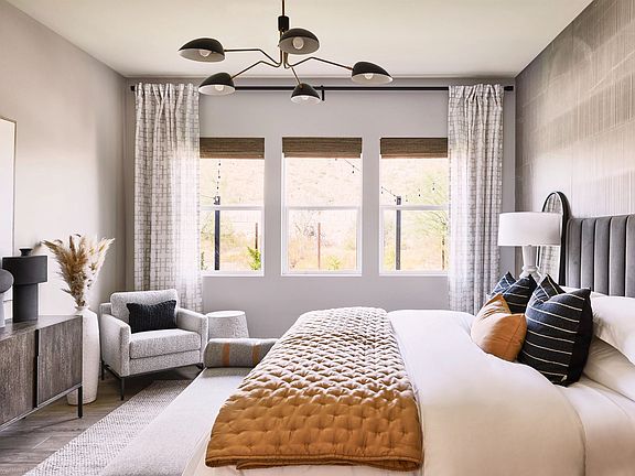 Plan 5014 Model Home Primary Bedroom