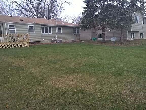 Back yard showing deck 11/24