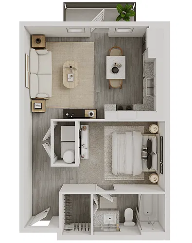 Floor plan S2 + Balcony