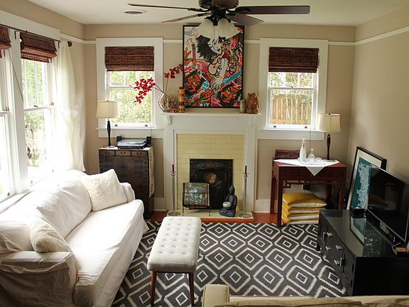 Living room with lots of light