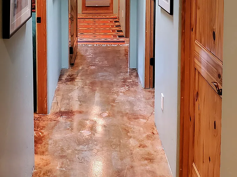 Hallway to Bedrooms and Bathrooms