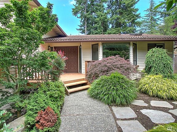 This home is surrounded by gorgeous landscape.