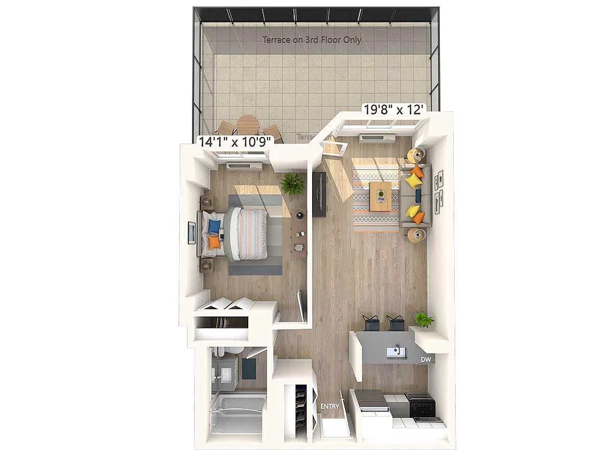 Floor plan A1-658-1