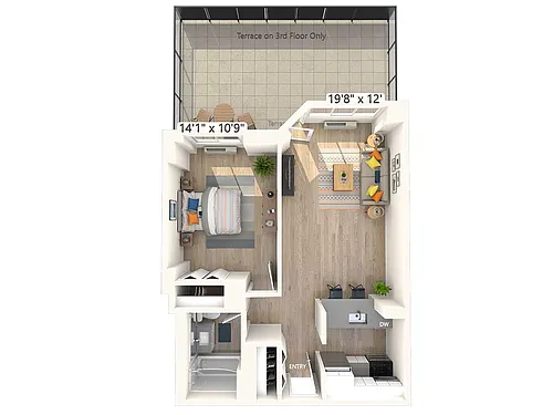 Floor plan A1-658-1