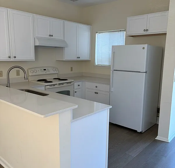 Kitchen done with newer appliances