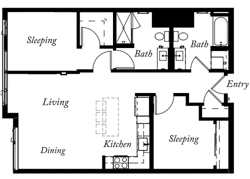 Floor plan B8