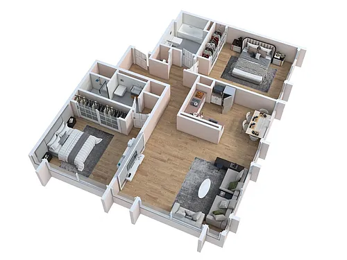 Floor plan Two Bedroom A