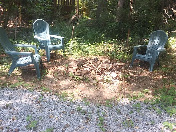 Firepit in back yard
