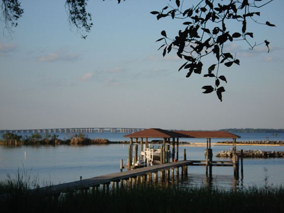 Dock looking NE from yard