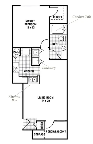 Floor plan Pine Valley