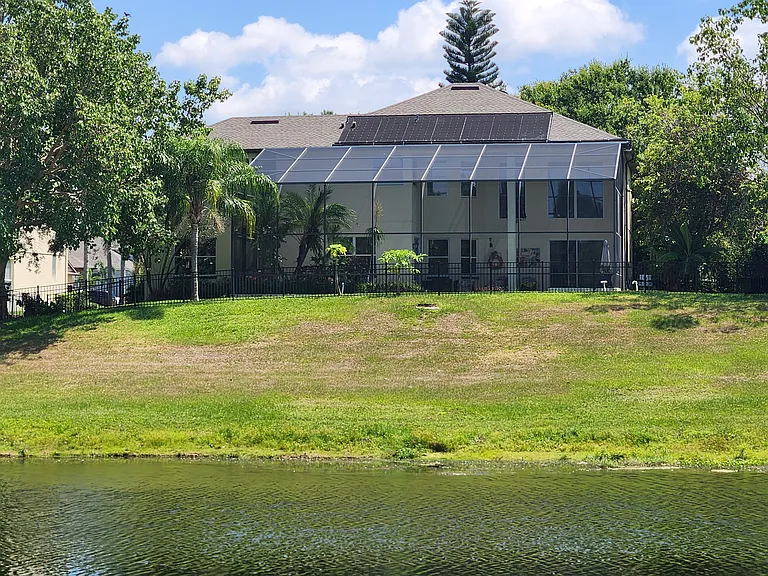 Back of the House over the pond.