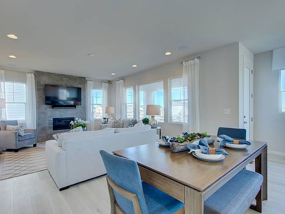Example of Plan 3502 Dining and Great Room