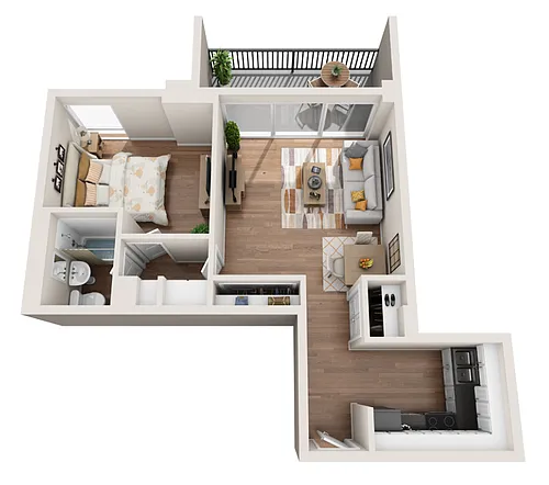 Floor plan The Austin