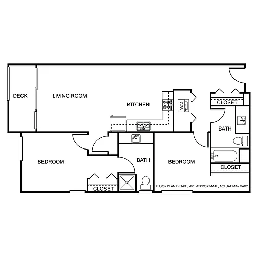 Floor plan 2X2 C