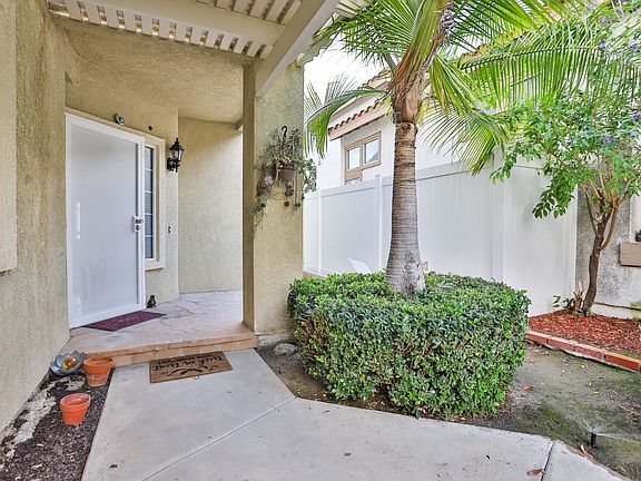 The entry of the property.