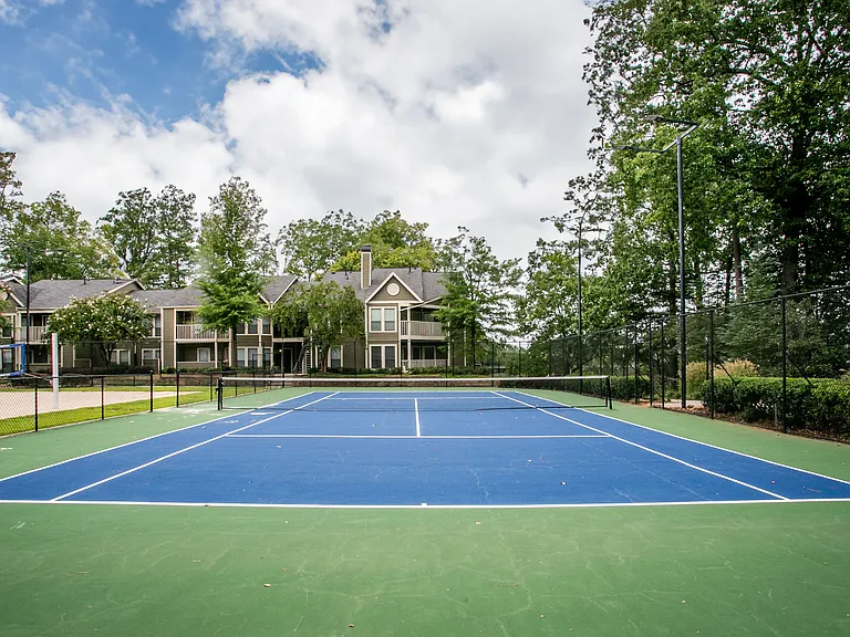 Lighted Tennis Court