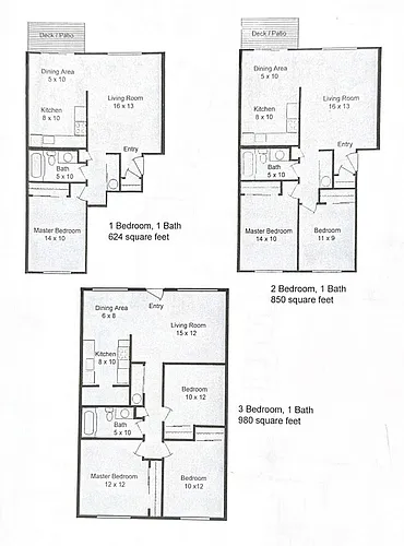 Floor plan 1 Bedroom