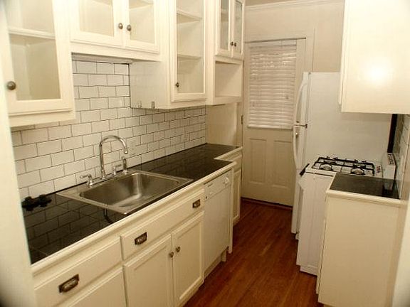 Kitchen with granite, subway tile, all appliances, lots of cabinets, antique hardware on cabinets