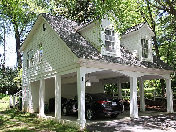 View of carriage house