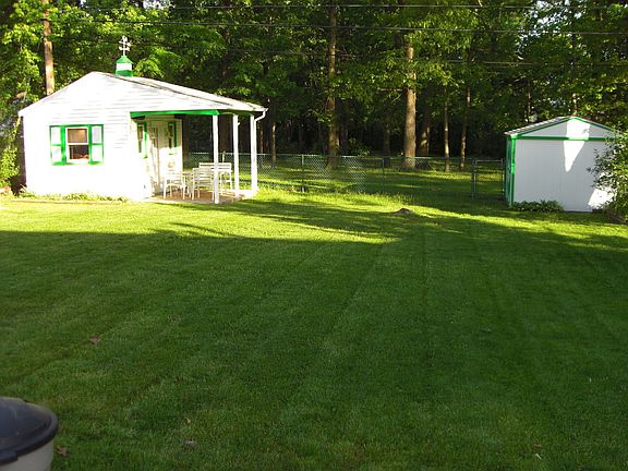 Backyard - Dollhouse (left) and Shed (right)