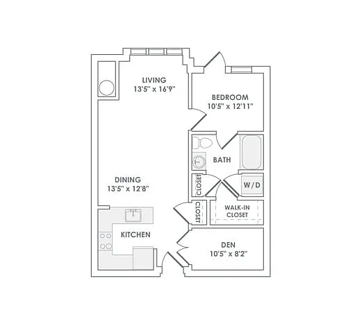 Floor plan A10D Renovated
