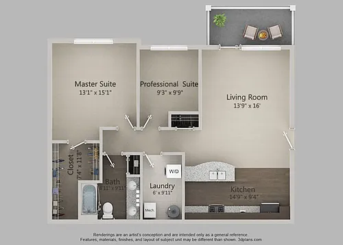 Floor plan D2