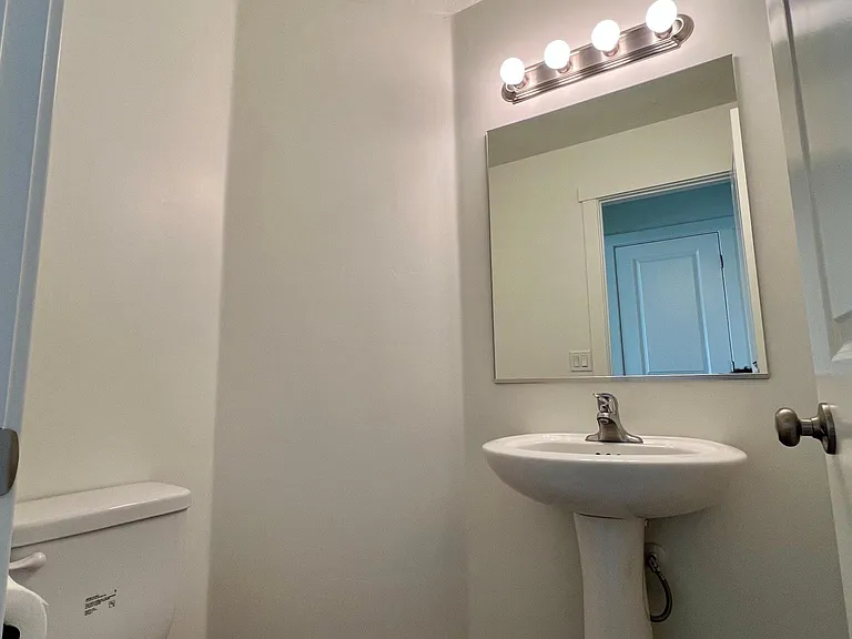 Downstairs half bath