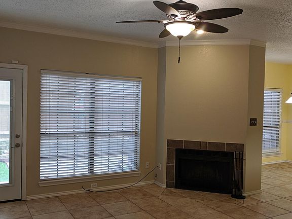 Wood burning fireplace