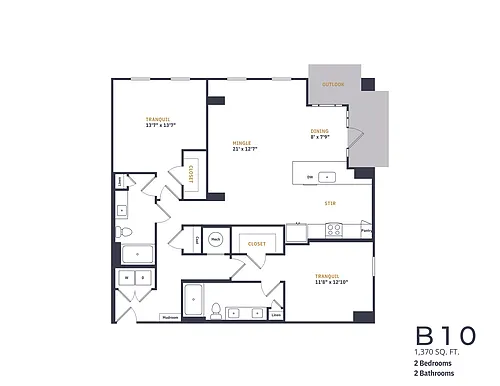 Floor plan B10