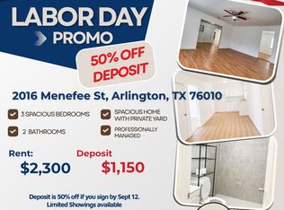2016 Menefee St, Arlington, TX 76010