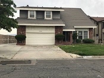 Left front of home