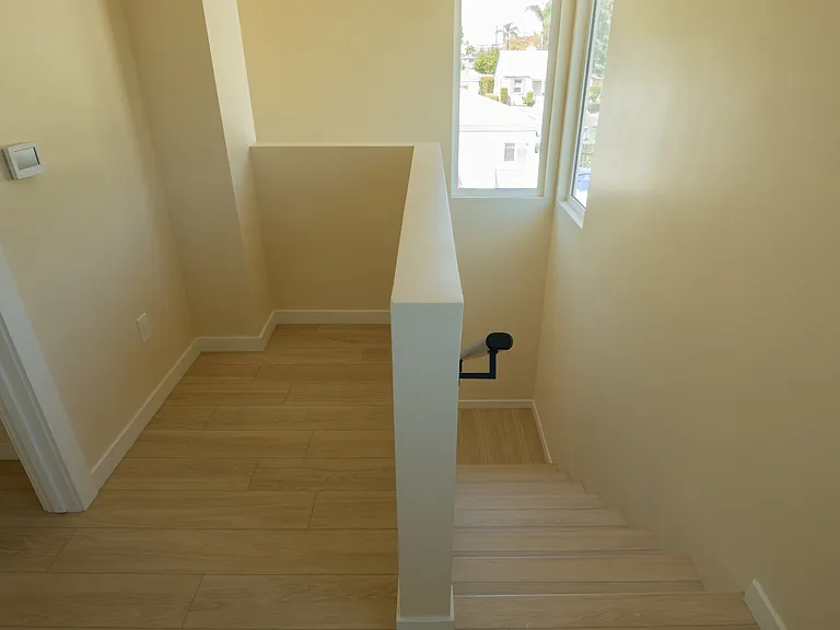 Second floor landing and stairs.