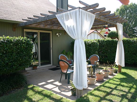 Pergola at patio