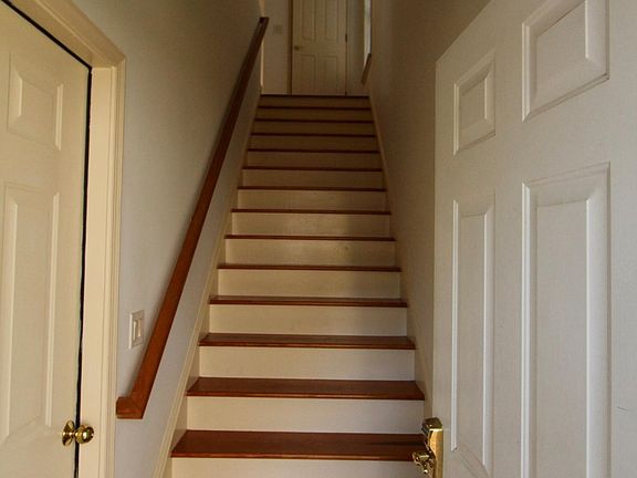 Staircase up to apartment