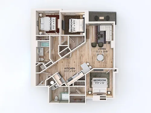 Floor plan C01