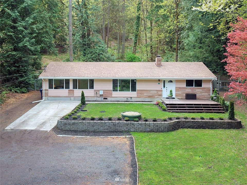Home is sited on a horse acre and is set back from the road. New 3 bedroom septic installed in 2017.
