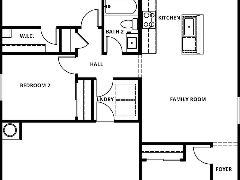 Efficient layout of the Taos floor plan.