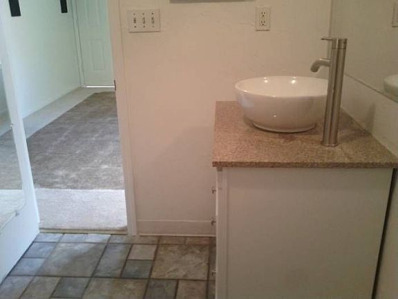 One of two bathrooms