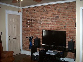 Entryway - Exposed Brick Party Wall