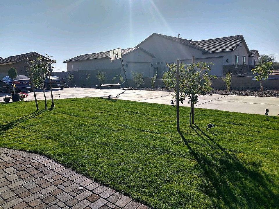 Southern side of front yard