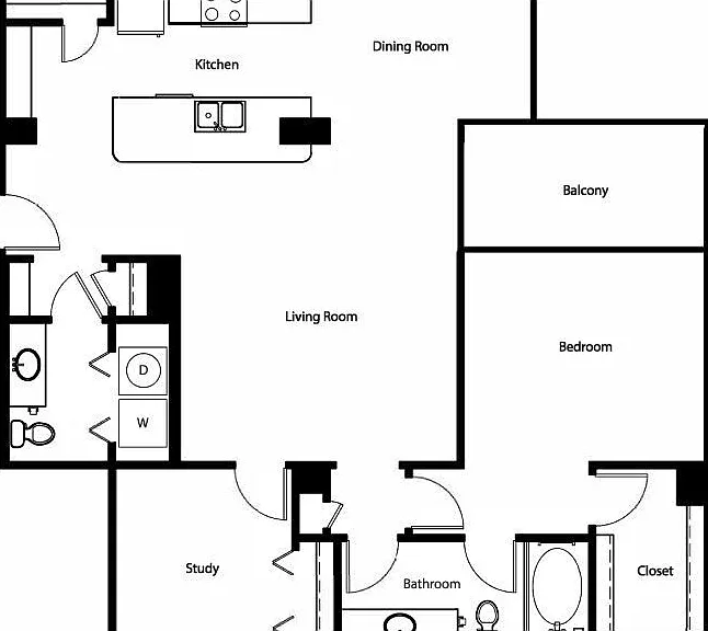 A3E floor plan Gallery At Turtle Creek