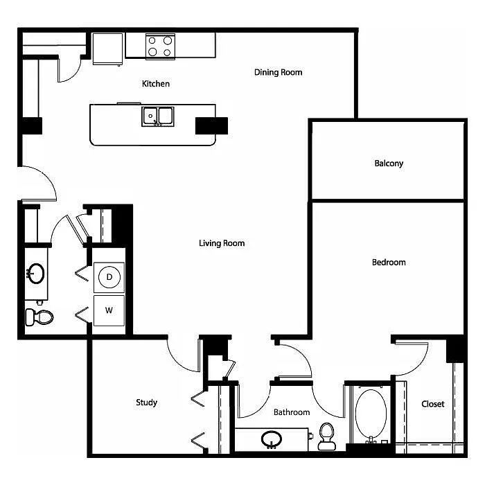 Floor plan A3E