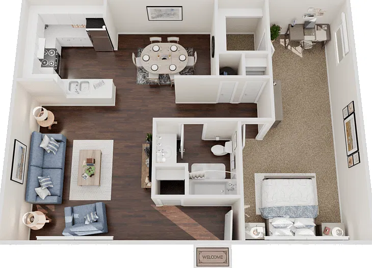 Plan A1 Floorplan Diagram