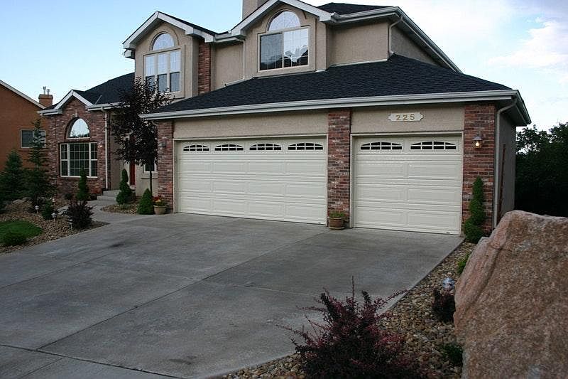 Front - Three car garage