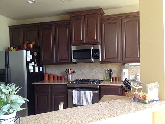 Kitchen with granite counter